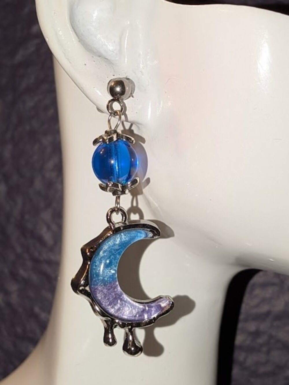 Melting Lunar Iridescence Earrings